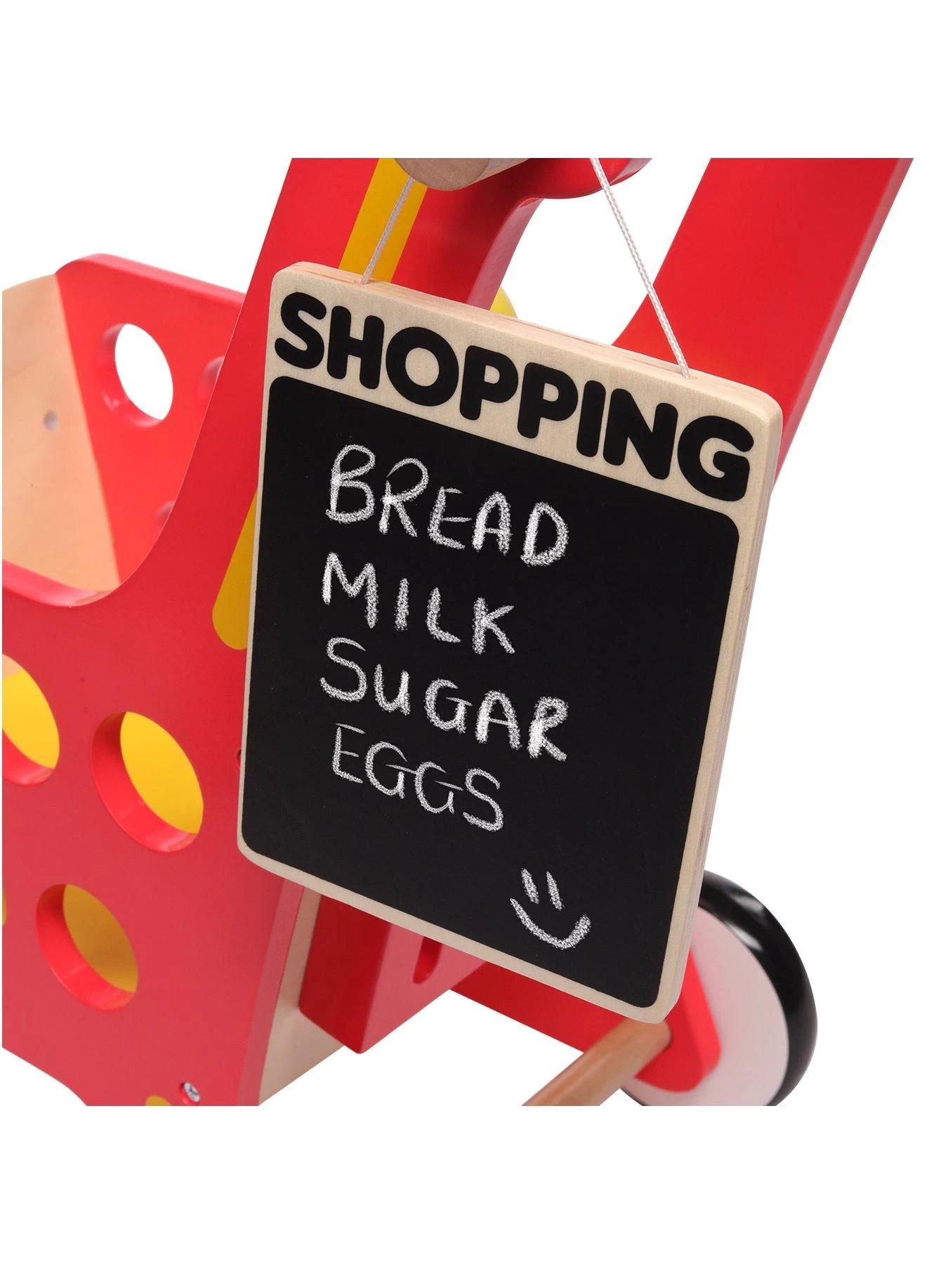 Little Tikes Wooden Shopping Trolley - Image 3