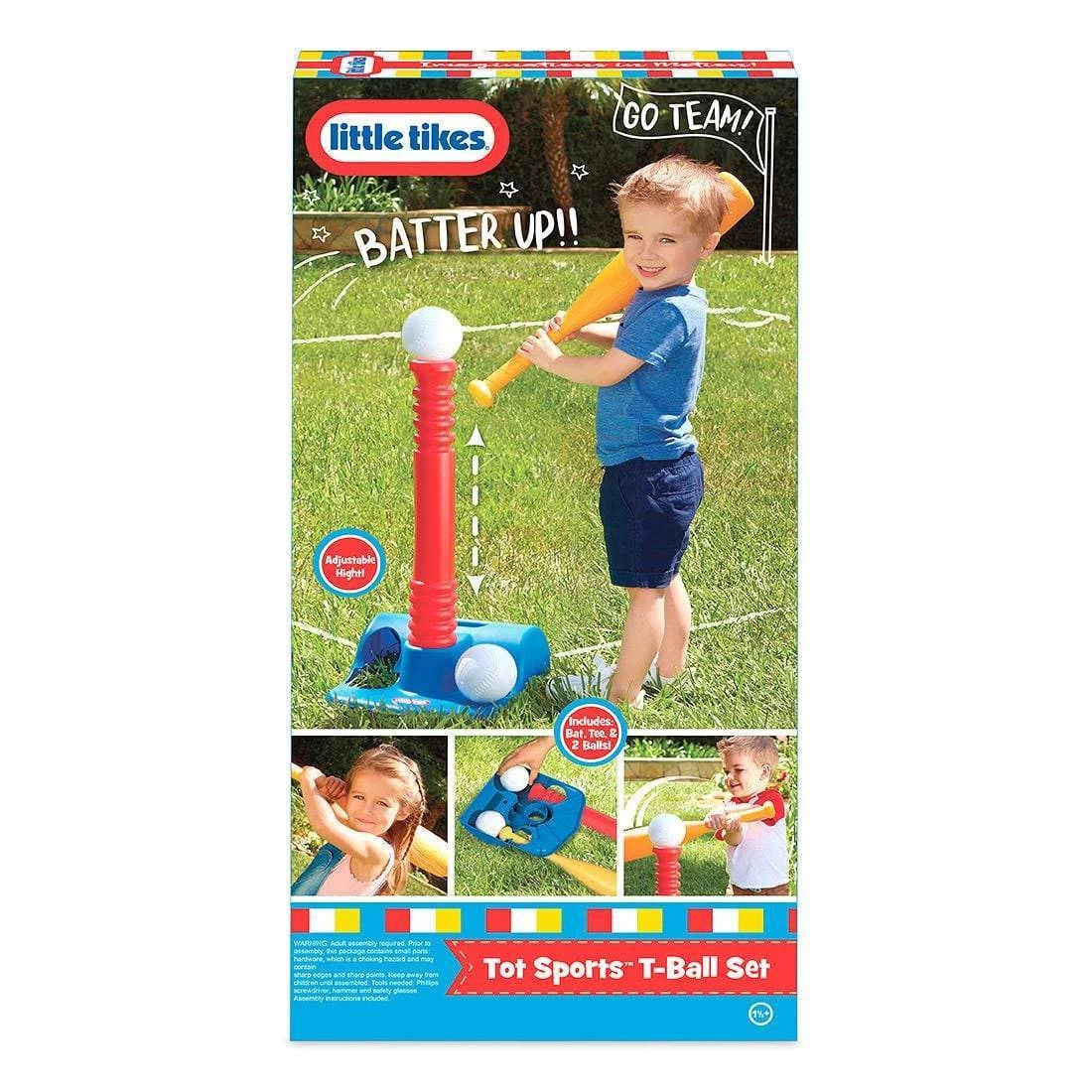 Little Tikes TotSports T Ball Set (Red) - Image 3