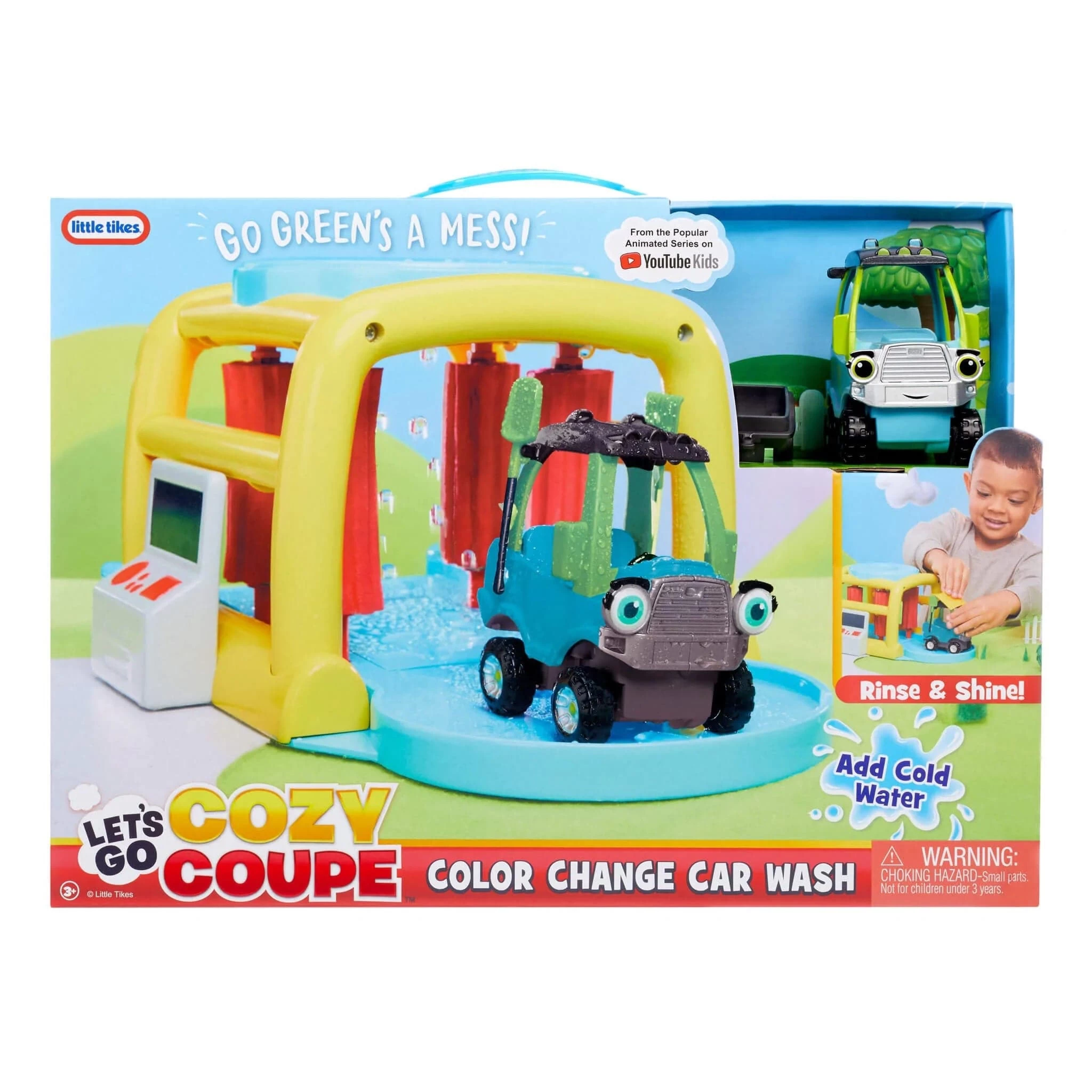 Little Tikes Let’s Go Cozy Coupe Color Change Carwash - Image 6