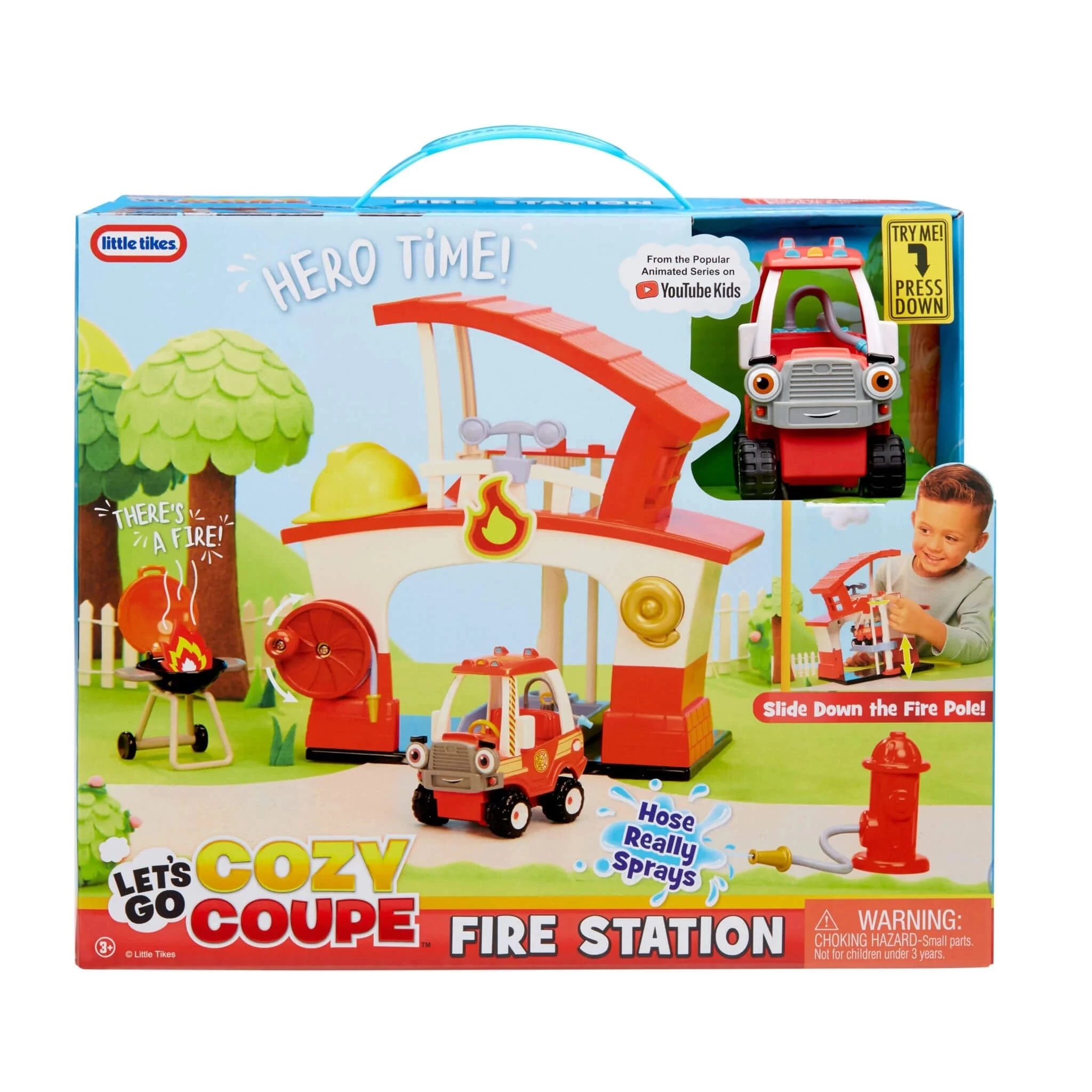 Little Tikes Let’s Go Cozy Coupe Fire Station - Image 6